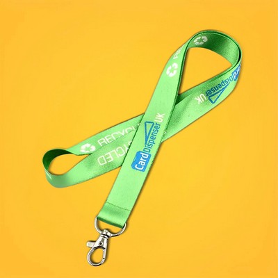 0.75" Recycled Polyester Lanyard