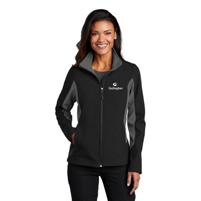 Port Authority® Women's Core Colorblock Soft Shell Jacket