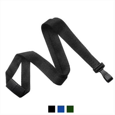 5/8" Bamboo Lanyard with Breakaway (Plastic J-Hook)